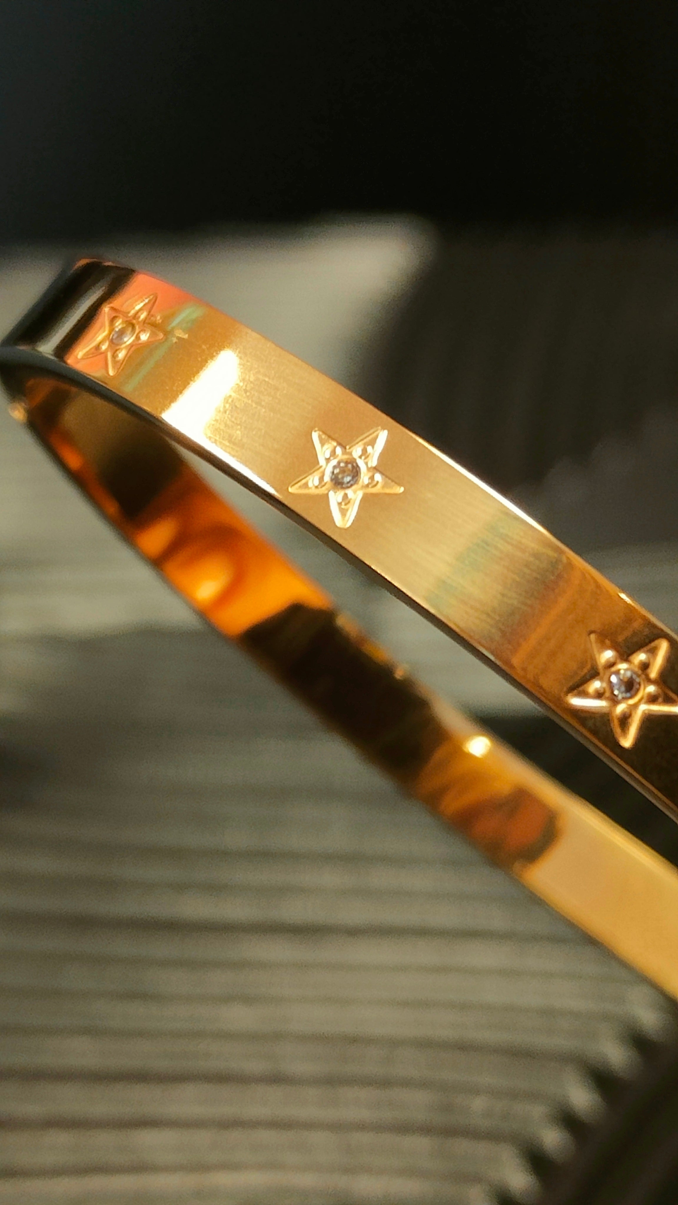 Armband Star 2 Diamond look - Goud kleurig