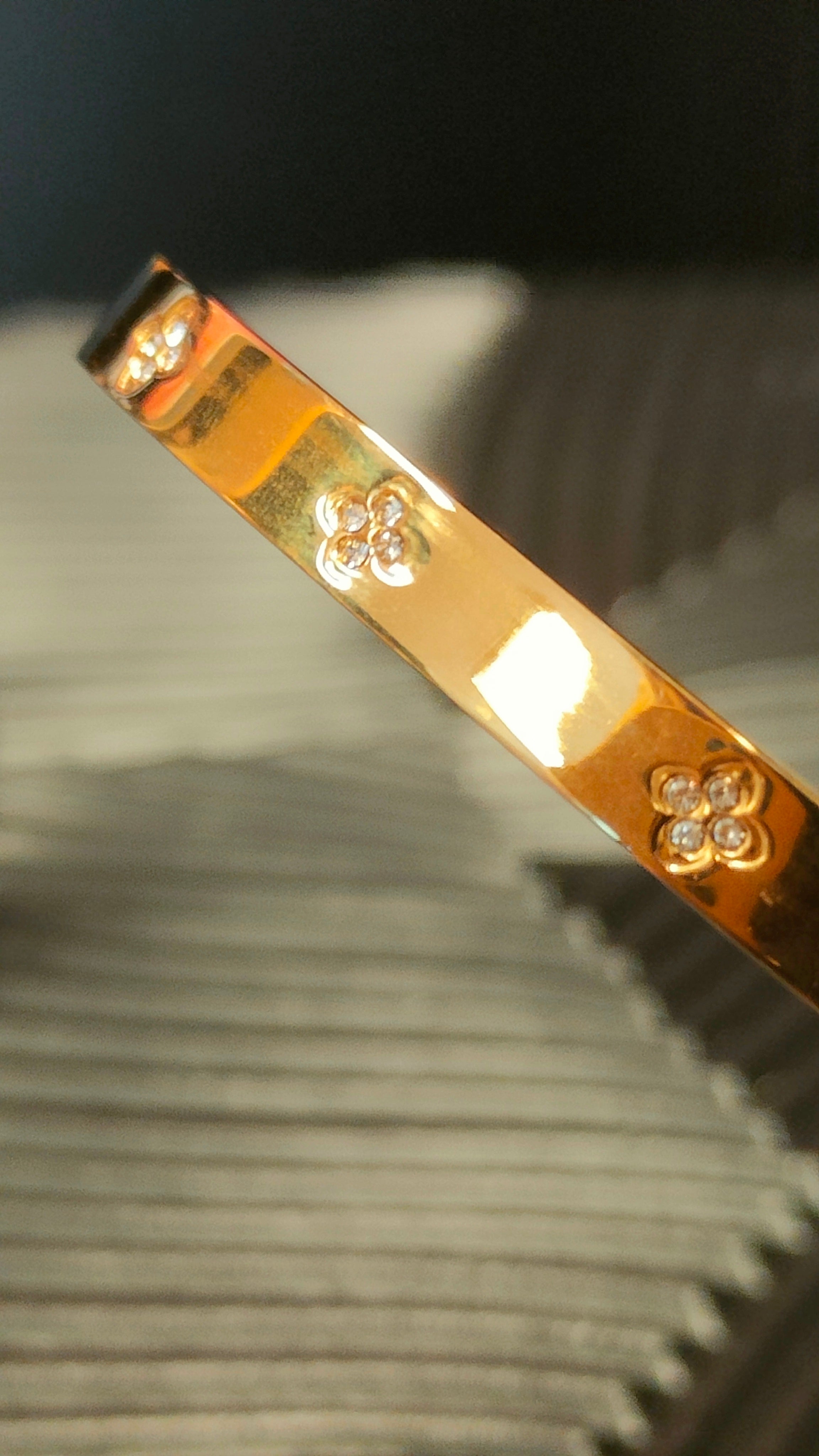 Armband Diamond Flower - Goud kleurig