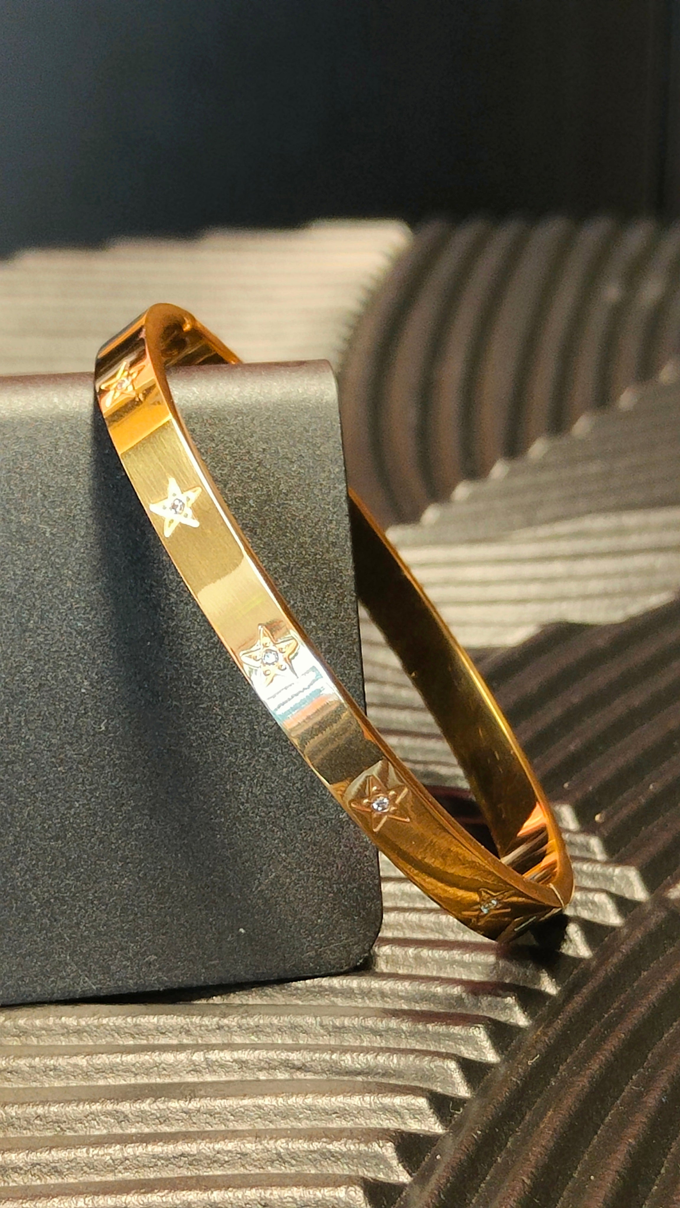 Armband Star 2 Diamond look - Goud kleurig