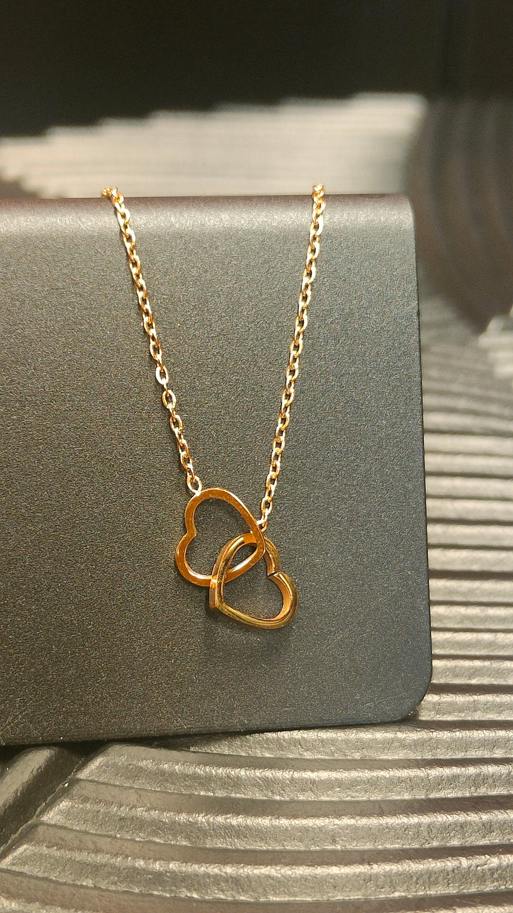 Ketting Hearts - Goud kleurig