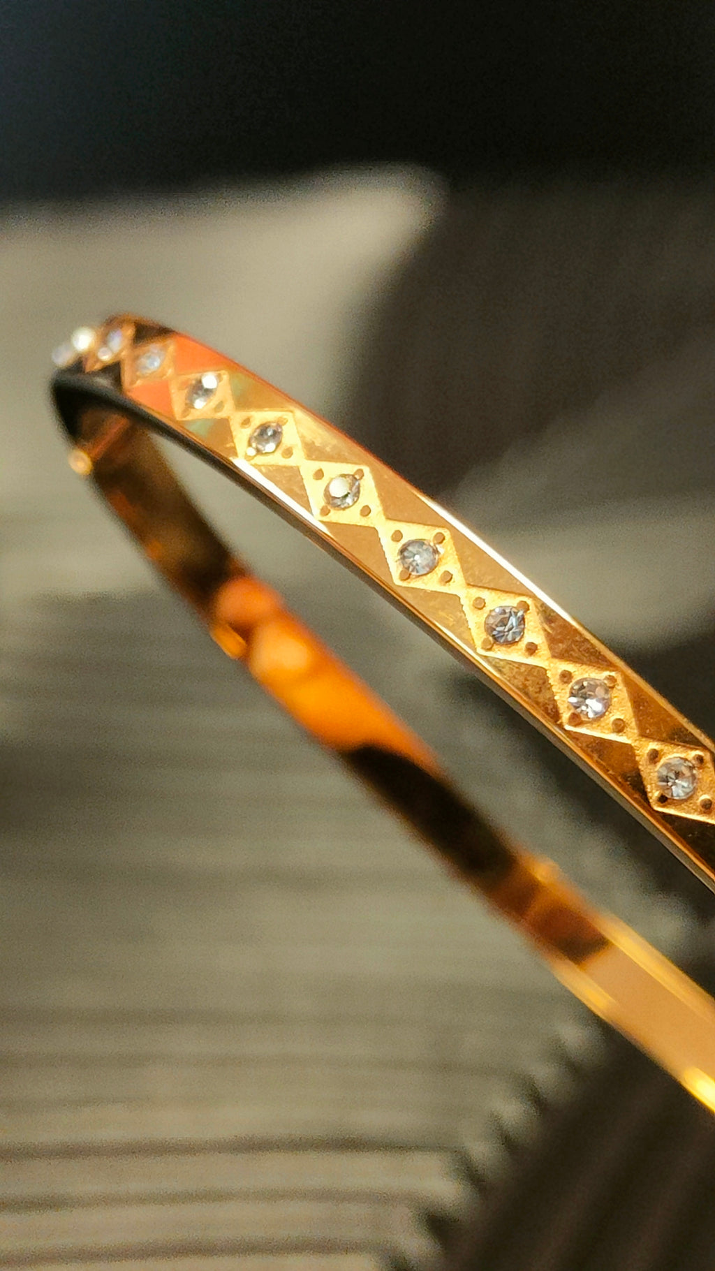 Armband Rhombus Diamond look - Goud kleurig