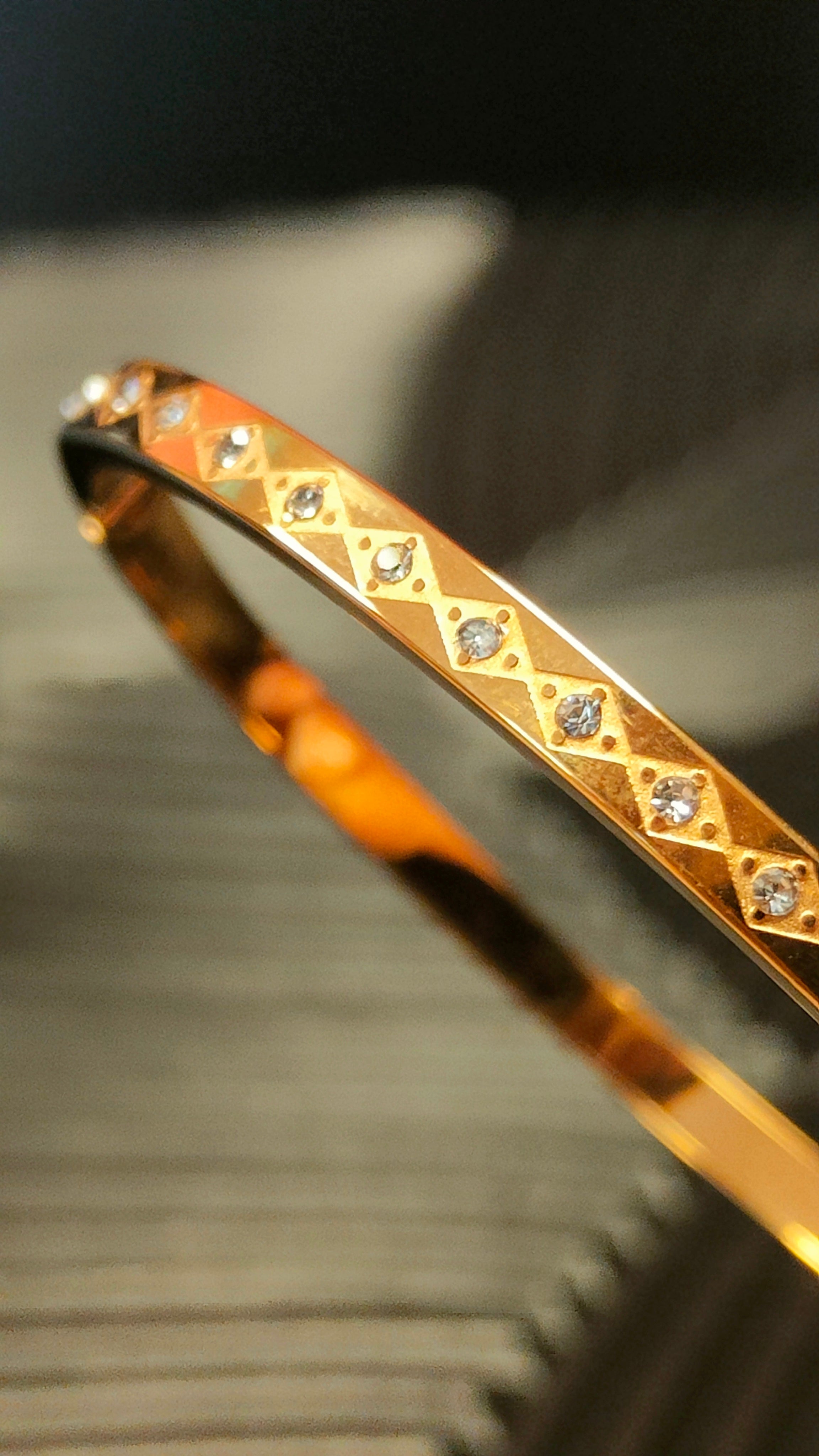 Armband Rhombus Diamond look - Goud kleurig