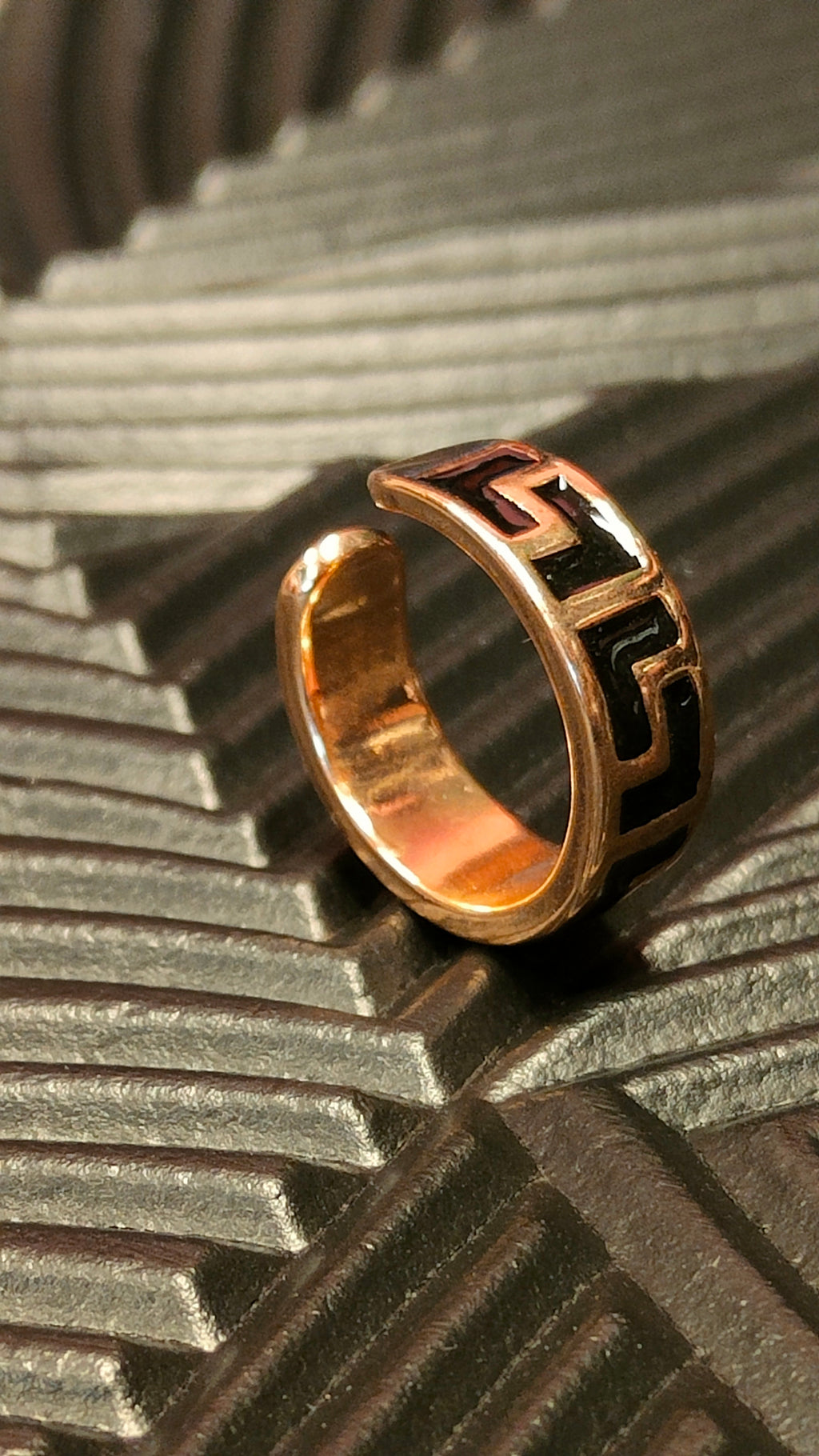 Ring Aztec Motief Verstelbaar